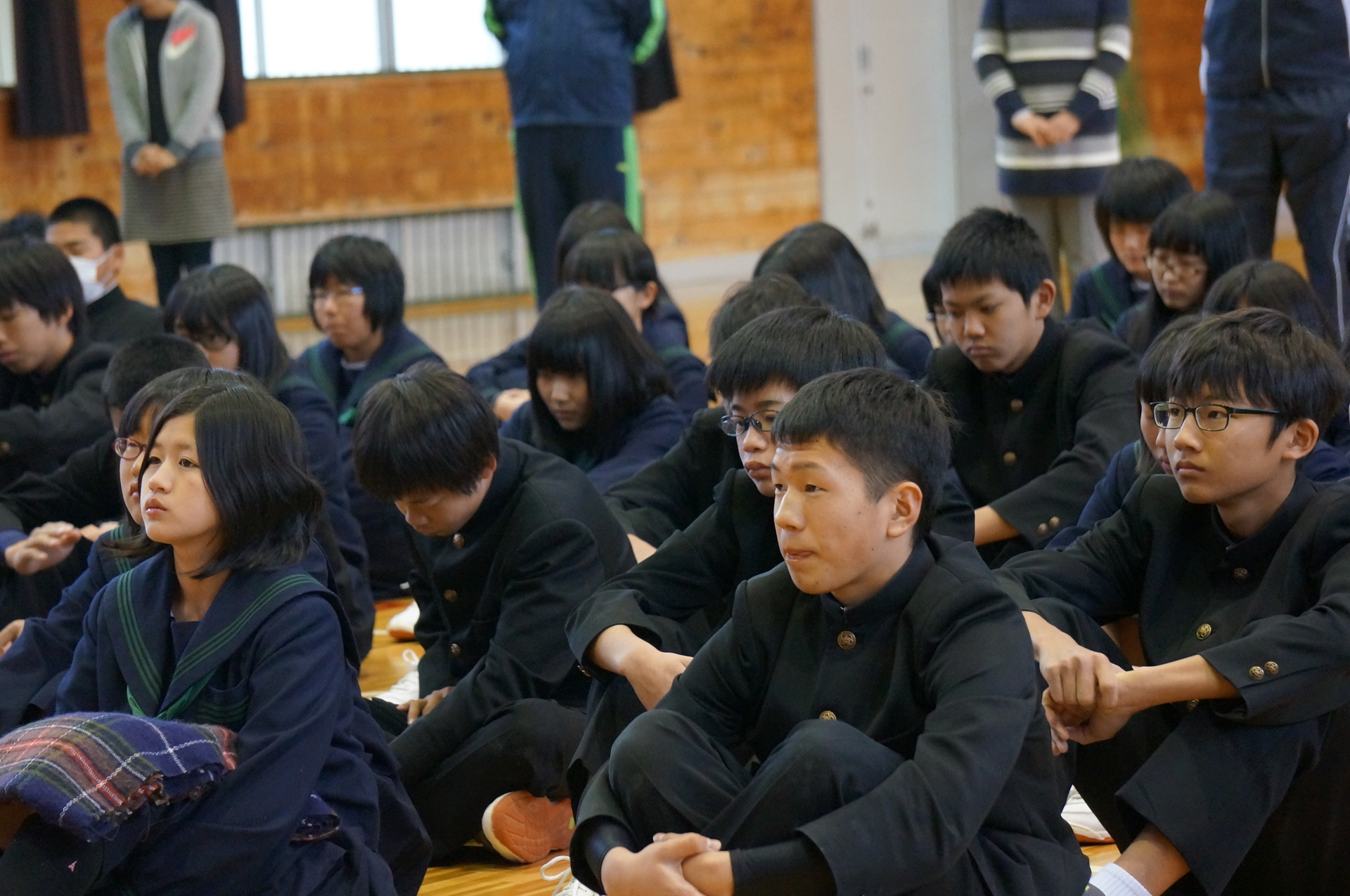 始業式・表彰伝達 熊野市立木本中学校